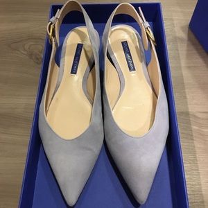 Stuart Weizman suede flat 7.5